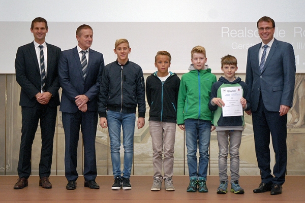 Realschule  Rottweil – Gerätturnen WK III/2 Jungen – 1. Platz RMD-Cup