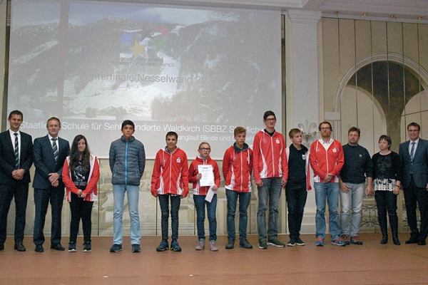 Staatliche Schule für Sehbehinderte Waldkirch – Skilanglauf Blinde und Sehbehinderte – 1. Platz Bundesfinale